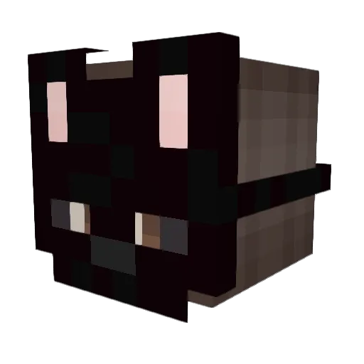 AddieZZZ Minecraft avatar head, 3D render