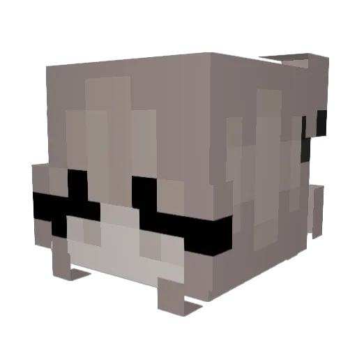 Addinka Minecraft avatar head, 3D render