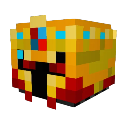 Addison414 Minecraft avatar head, 3D render