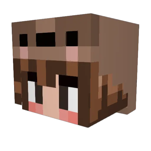 Addison5097 Minecraft avatar head, 3D render