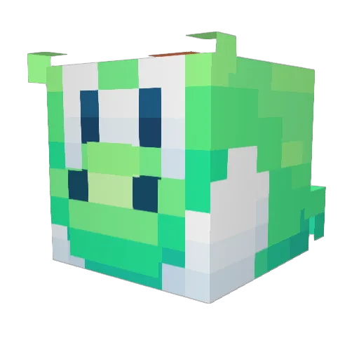 Addy772 Minecraft avatar head, 3D render
