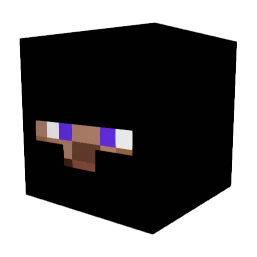 AddyJordan Minecraft avatar head, 3D render