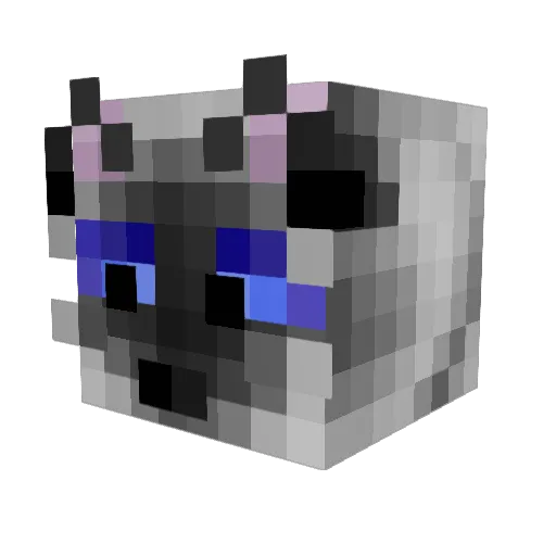 AdeZki_ Minecraft avatar head, 3D render