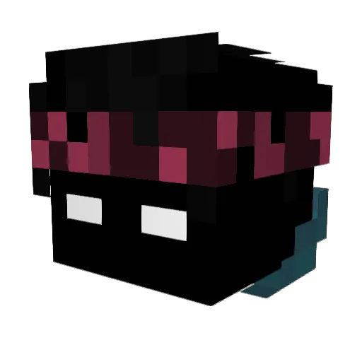 Adeen__ Minecraft avatar head, 3D render