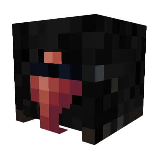 Adel467 Minecraft avatar head, 3D render