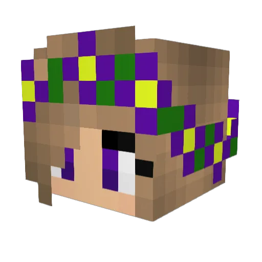 Adel_99 Minecraft avatar head, 3D render