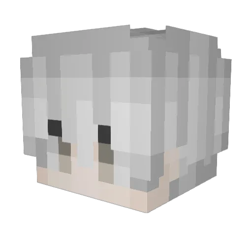 Adellonz Minecraft avatar head, 3D render