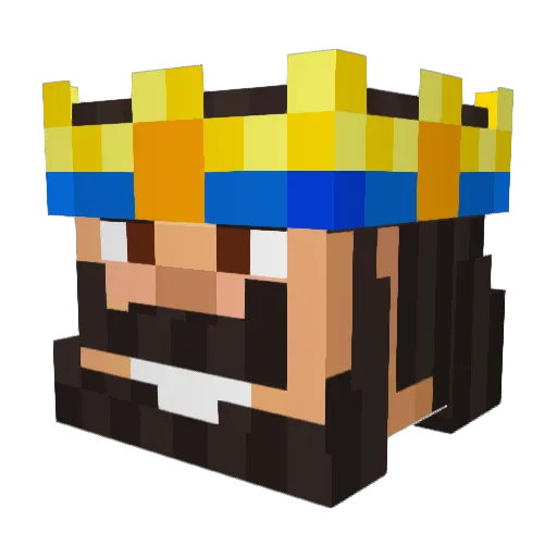 AdenTheBest Minecraft avatar head, 3D render