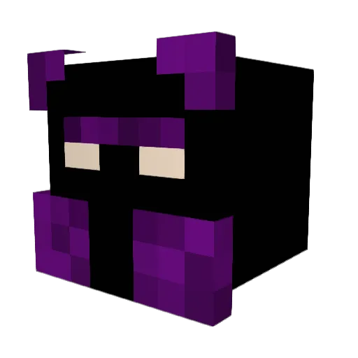 Adetoh Minecraft avatar head, 3D render