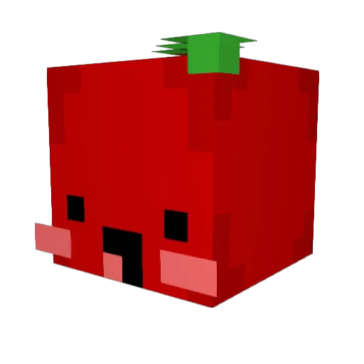 AdexTR Minecraft avatar head, 3D render