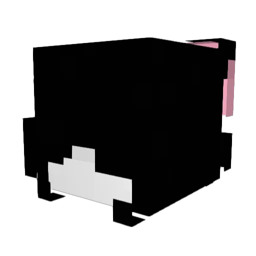 Adhis Minecraft avatar head, 3D render