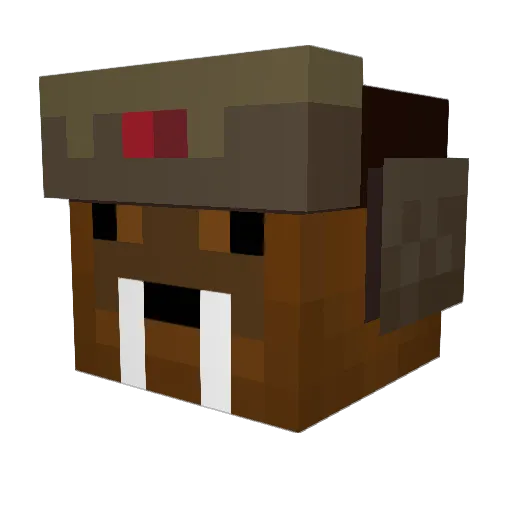 Adi1536 Minecraft avatar head, 3D render