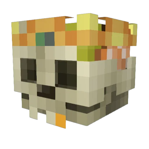 AdiH Minecraft avatar head, 3D render
