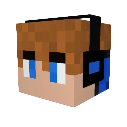 Adi_22 Minecraft avatar head, 3D render