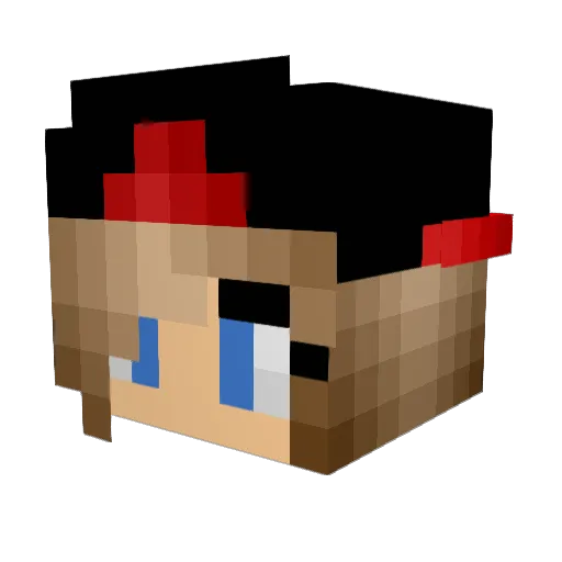 Adi_777 Minecraft avatar head, 3D render