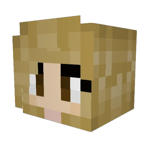 Adi__M Minecraft avatar head, 3D render