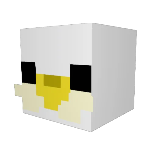 Adias_96 Minecraft avatar head, 3D render