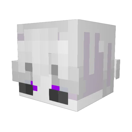 Adicodo Minecraft avatar head, 3D render