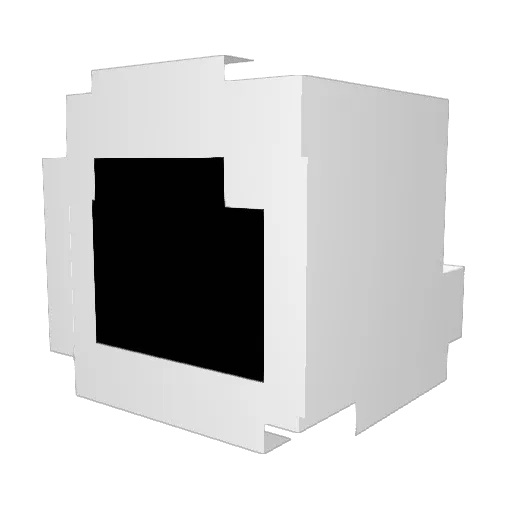 AdilTY Minecraft avatar head, 3D render