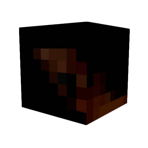 AdilZombied Minecraft avatar head, 3D render