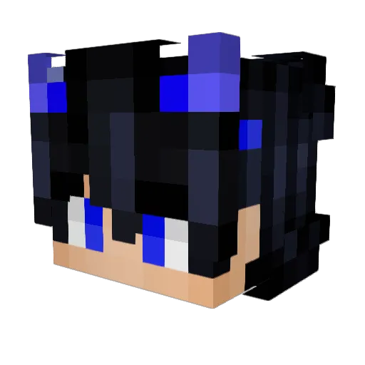 Adil_Gamez Minecraft avatar head, 3D render