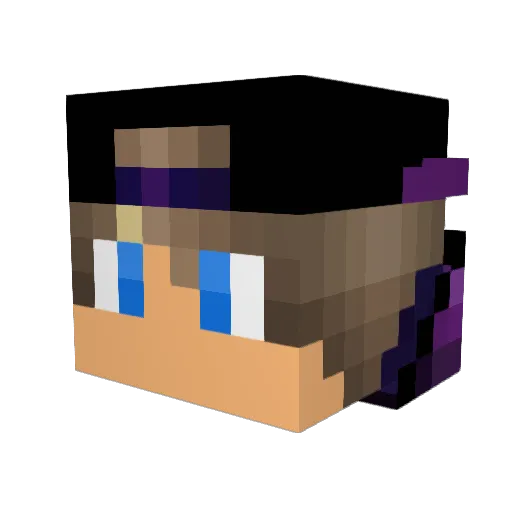 AdinDzyn4 Minecraft avatar head, 3D render