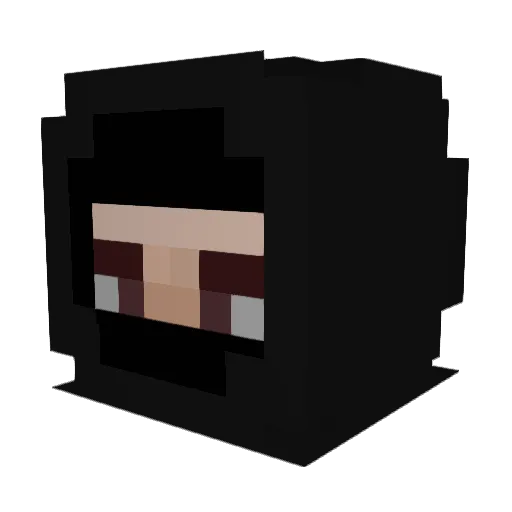 Adinator006 Minecraft avatar head, 3D render