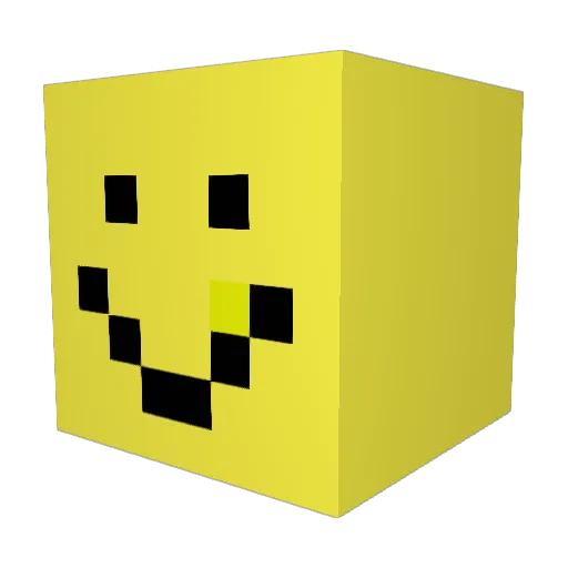 AdiosMinecraft12 Minecraft avatar head, 3D render