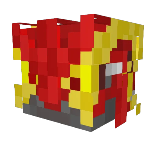 Adismasher1 Minecraft avatar head, 3D render