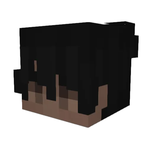 Adit Minecraft avatar head, 3D render