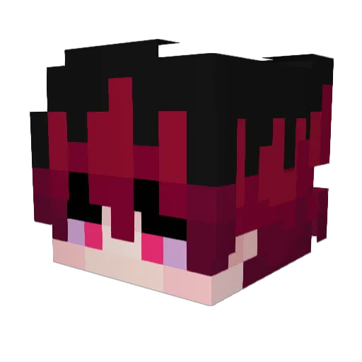Aditz_ Minecraft avatar head, 3D render
