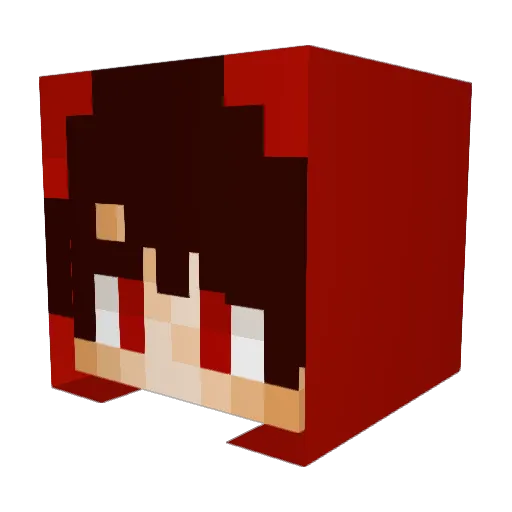 AdjestTheDefier Minecraft avatar head, 3D render