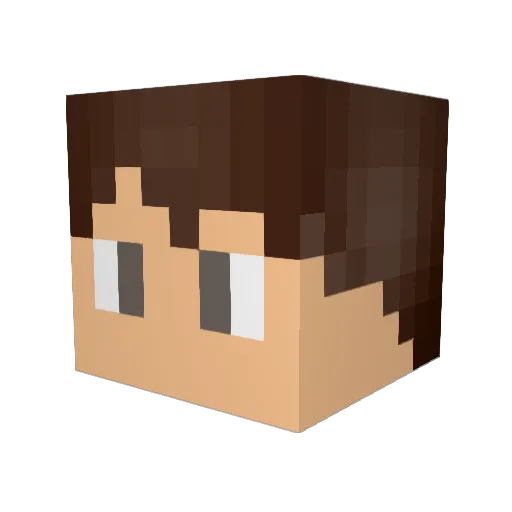 AdjutantMetarch Minecraft avatar head, 3D render