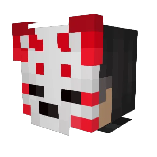 Adjuvante Minecraft avatar head, 3D render