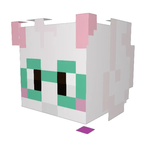 Adlantis1 Minecraft avatar head, 3D render
