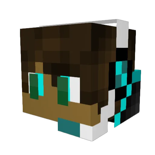 Adlers_jr Minecraft avatar head, 3D render
