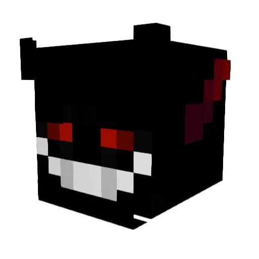 Adless007 Minecraft avatar head, 3D render