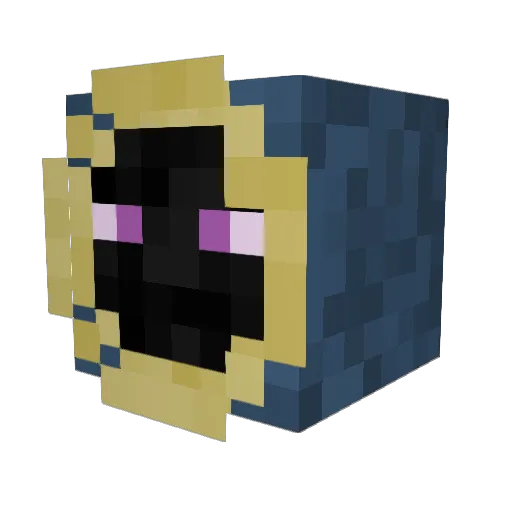 Admad08 Minecraft avatar head, 3D render
