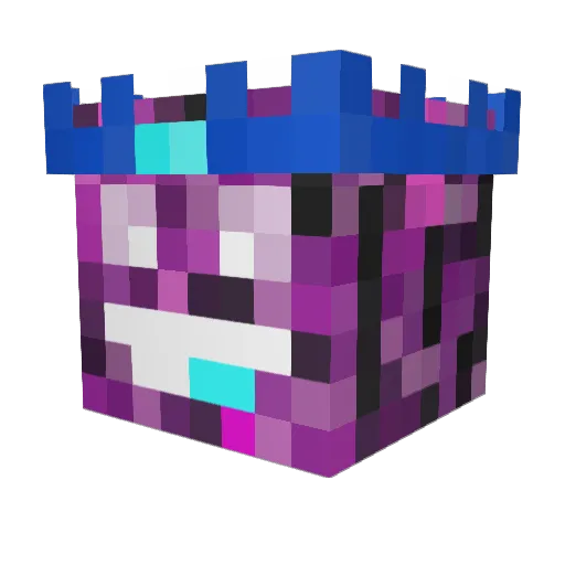 AdminHP Minecraft avatar head, 3D render