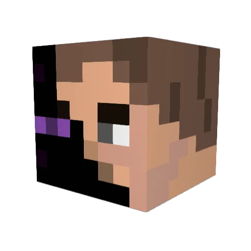 Admin_Jon Minecraft avatar head, 3D render