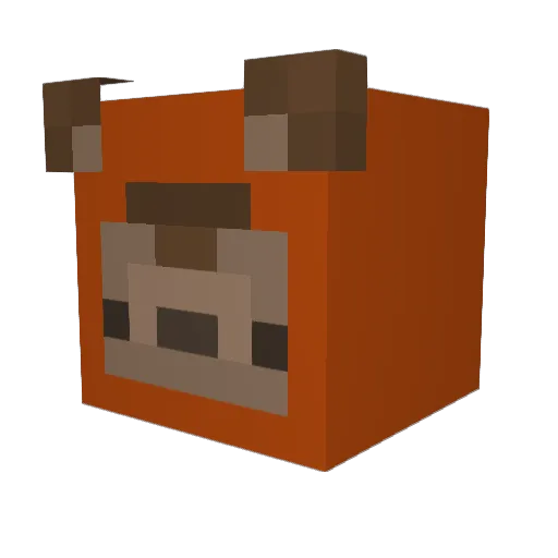 Admin_Swampert Minecraft avatar head, 3D render