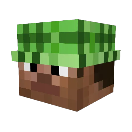 Admir053 Minecraft avatar head, 3D render