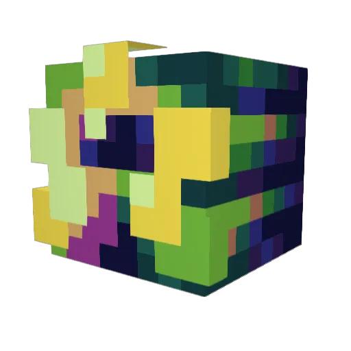 AdmirableError Minecraft avatar head, 3D render
