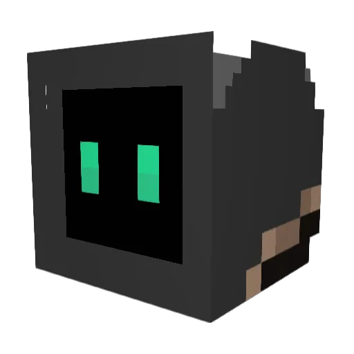 Admiral42 Minecraft avatar head, 3D render