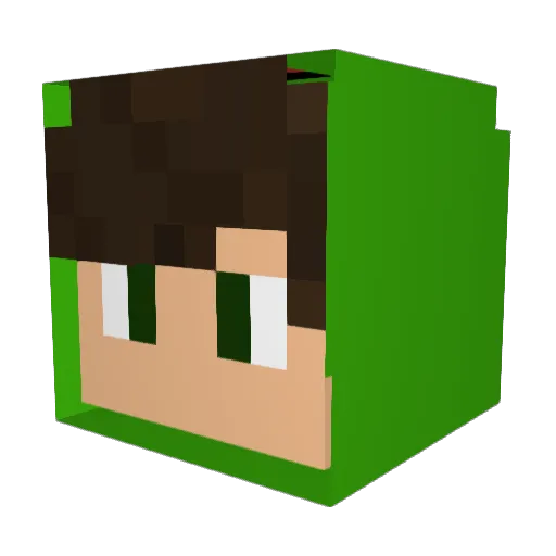AdmiralAddy2702 Minecraft avatar head, 3D render