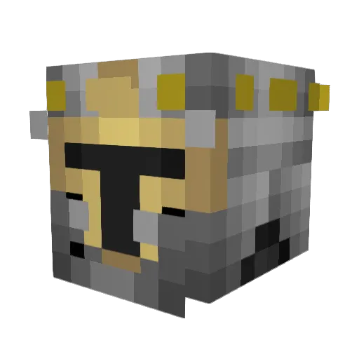 AdmiralChef Minecraft avatar head, 3D render