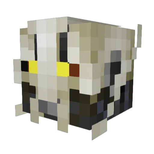 Admiral_Candida Minecraft avatar head, 3D render