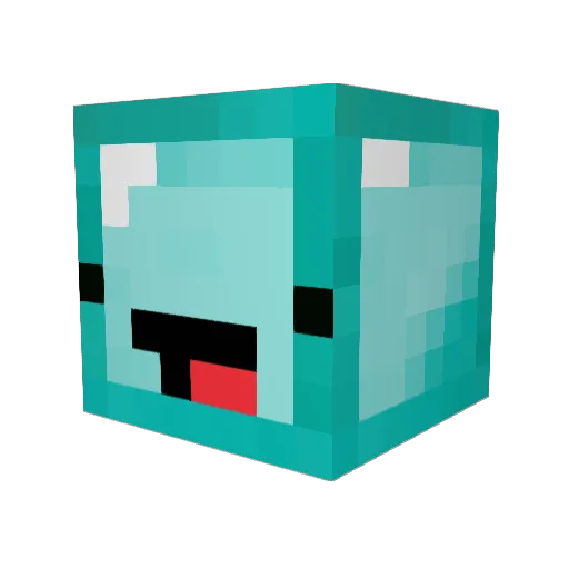 Admiral_Clap Minecraft avatar head, 3D render