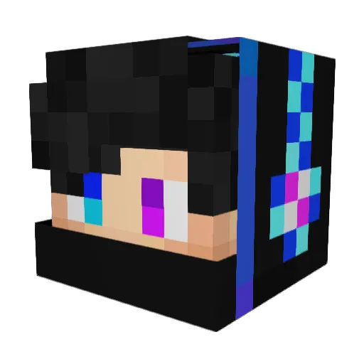 Admiral_Death2 Minecraft avatar head, 3D render