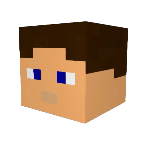 Admiral_Felben Minecraft avatar head, 3D render